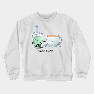 Best - teas - pink Crewneck Sweatshirt